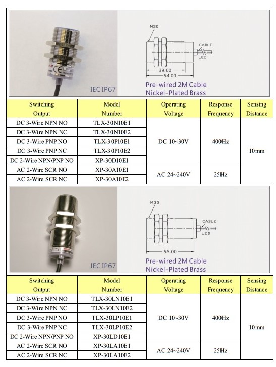 Cảm biến tiệm cận KFPS M30 - Loại tiêu chuẩn