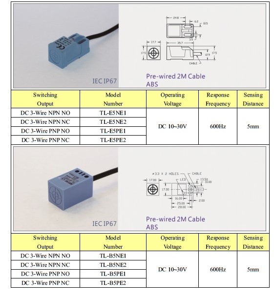 Cảm biến tiệm cận KFPS TL series